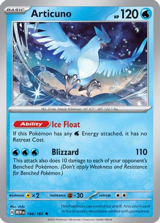 Articuno (144) Reverse Holofoil - 151