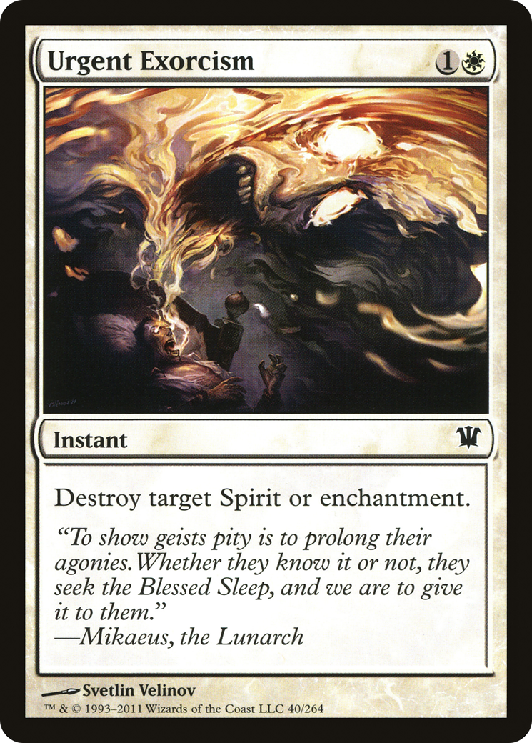 Urgent Exorcism (040) Foil - Innistrad