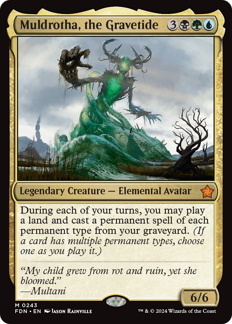 Muldrotha, the Gravetide (243) Foil - Foundations