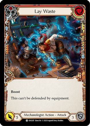 Lay Waste (Red) (EVO207) - Bright Lights