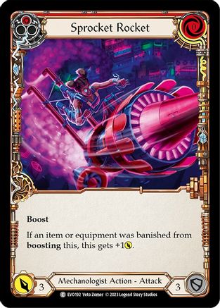 Sprocket Rocket (Red) (EVO192) Rainbow Foil - Bright Lights