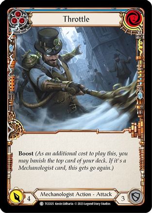 Throttle (Blue) (TCC025) - Round the Table: TCCxLSS