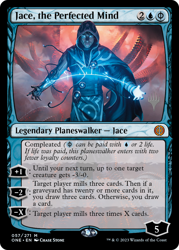 Jace, the Perfected Mind (57p) - Phyrexia: All Will Be One Promos