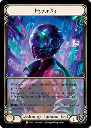 Hyper-X3 (Extended Art) (EVO011) Cold Foil - Bright Lights