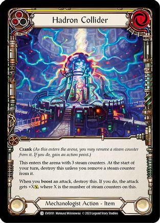Hadron Collider (Yellow) (EVO091) Rainbow Foil - Bright Lights