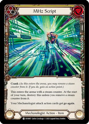 MHz Script (EVO097) Rainbow Foil - Bright Lights