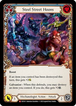 Steel Street Hoons (EVO141) Rainbow Foil - Bright Lights