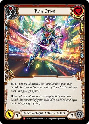 Twin Drive (EVO142) Rainbow Foil - Bright Lights