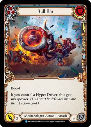 Bull Bar (Blue) (EVO149) Rainbow Foil - Bright Lights