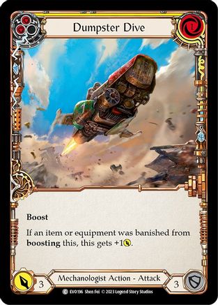 Dumpster Dive (Yellow) (EVO196) Rainbow Foil - Bright Lights