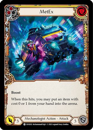 MetEx (Yellow) (EVO202) Rainbow Foil - Bright Lights