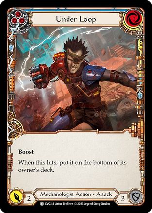 Under Loop (Blue) (EVO218) Rainbow Foil - Bright Lights