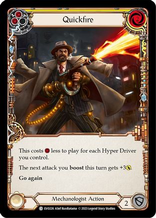 Quickfire (Yellow) (EVO226) Rainbow Foil - Bright Lights