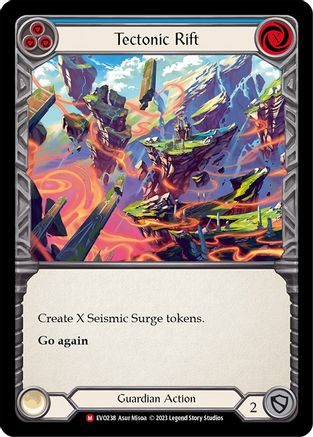 Tectonic Rift (EVO238) Rainbow Foil - Bright Lights