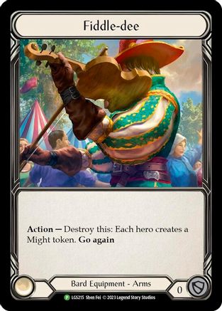 Fiddle-dee (LGS215) Rainbow Foil - FaB Promos