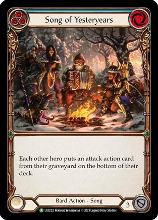 Song of Yesteryears - LGS222 (LGS222) Rainbow Foil - Flesh and Blood: Promo Cards