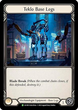 Teklo Base Legs - LGS189 (LGS189) Cold Foil - Flesh and Blood: Promo Cards