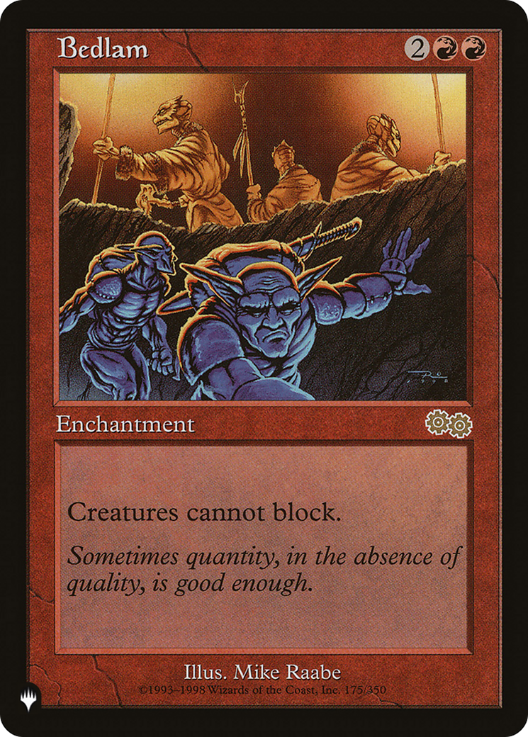 Bedlam (Retro) (USG-175) - The List