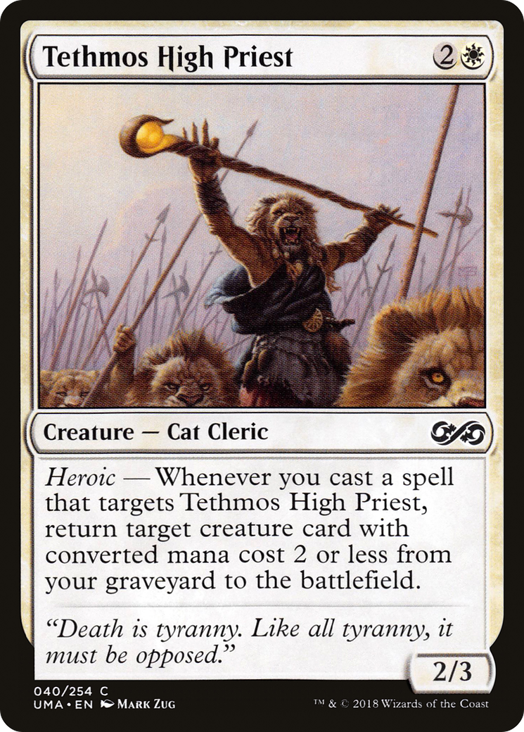 Tethmos High Priest (040) Foil - Ultimate Masters