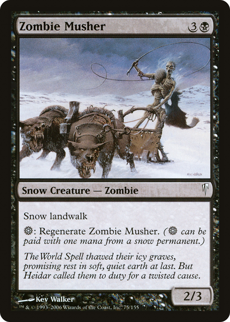 Zombie Musher (075) Foil - Coldsnap