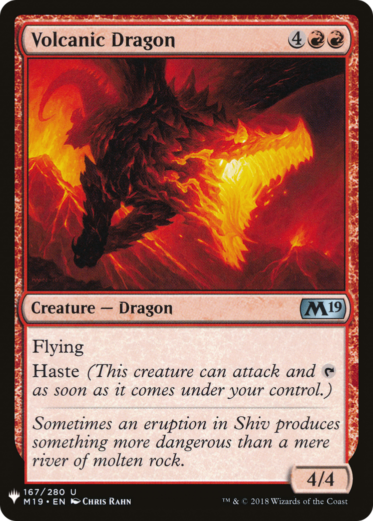 Volcanic Dragon (M19-167) - The List