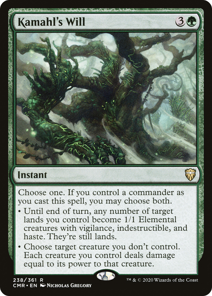 Kamahl's Will (238) Foil - Commander Legends