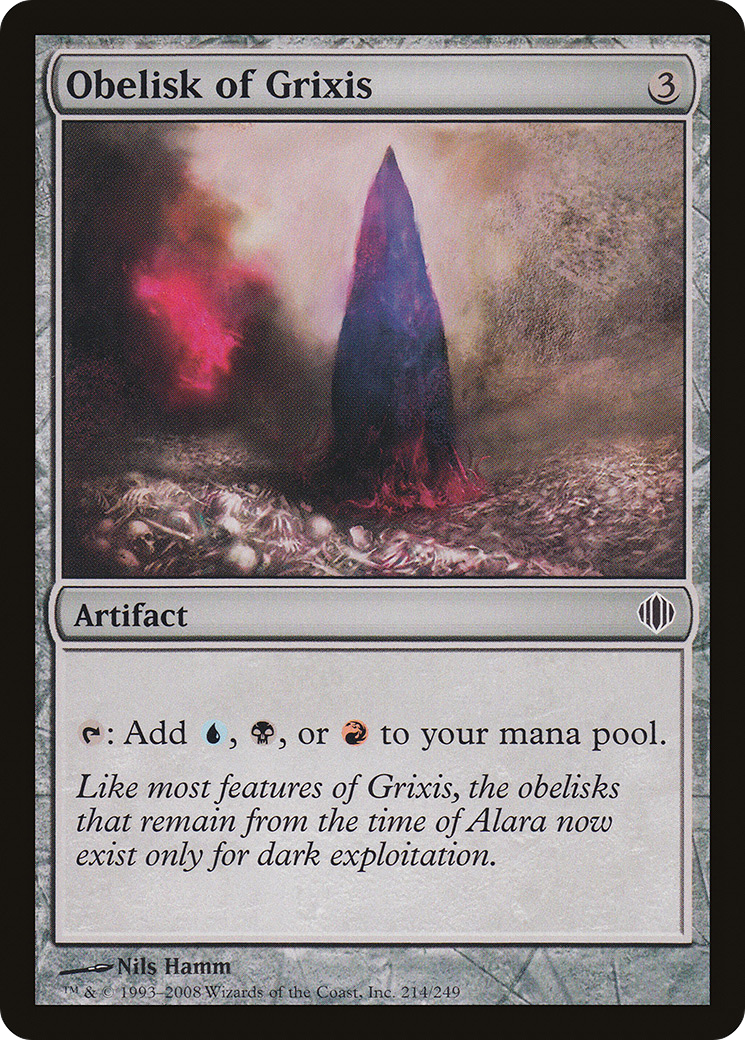 Obelisk of Grixis (214) Foil - Shards of Alara