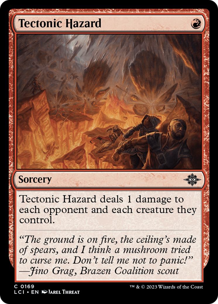 Tectonic Hazard (169) Foil - The Lost Caverns of Ixalan
