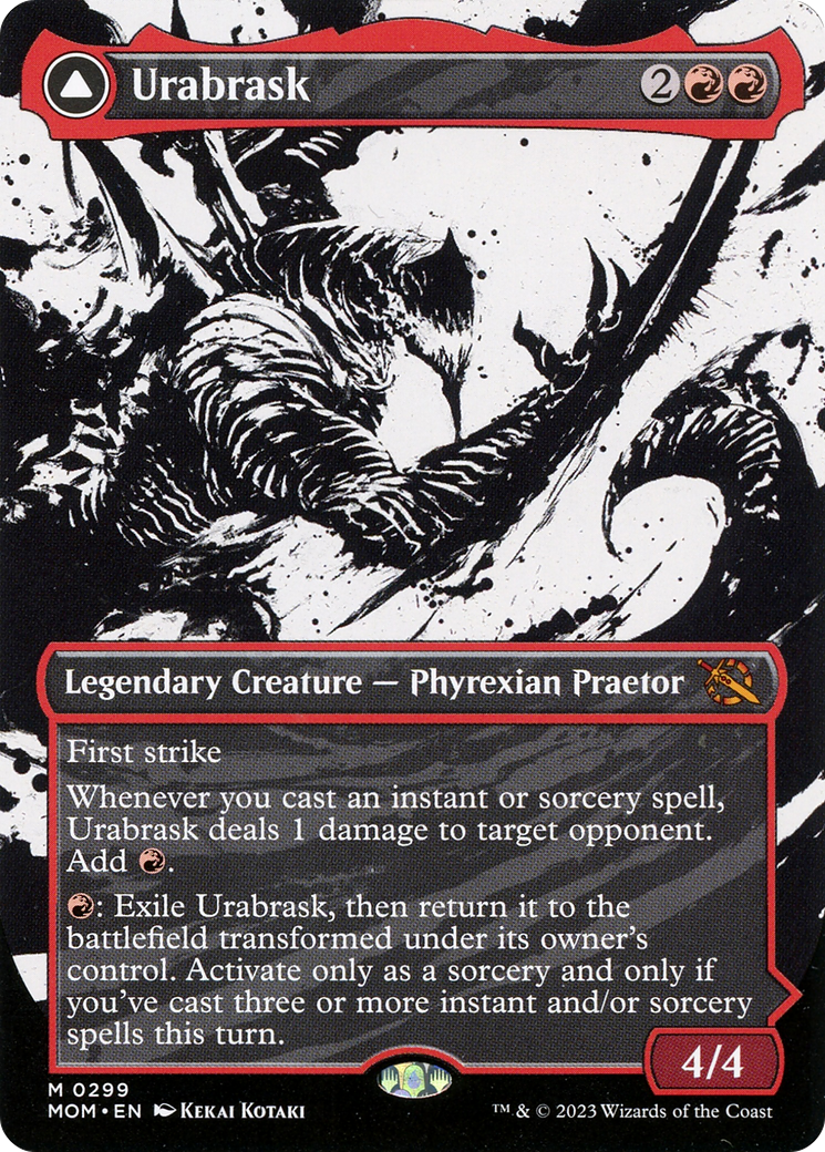 Urabrask (Showcase) (299) Foil - March of the Machine