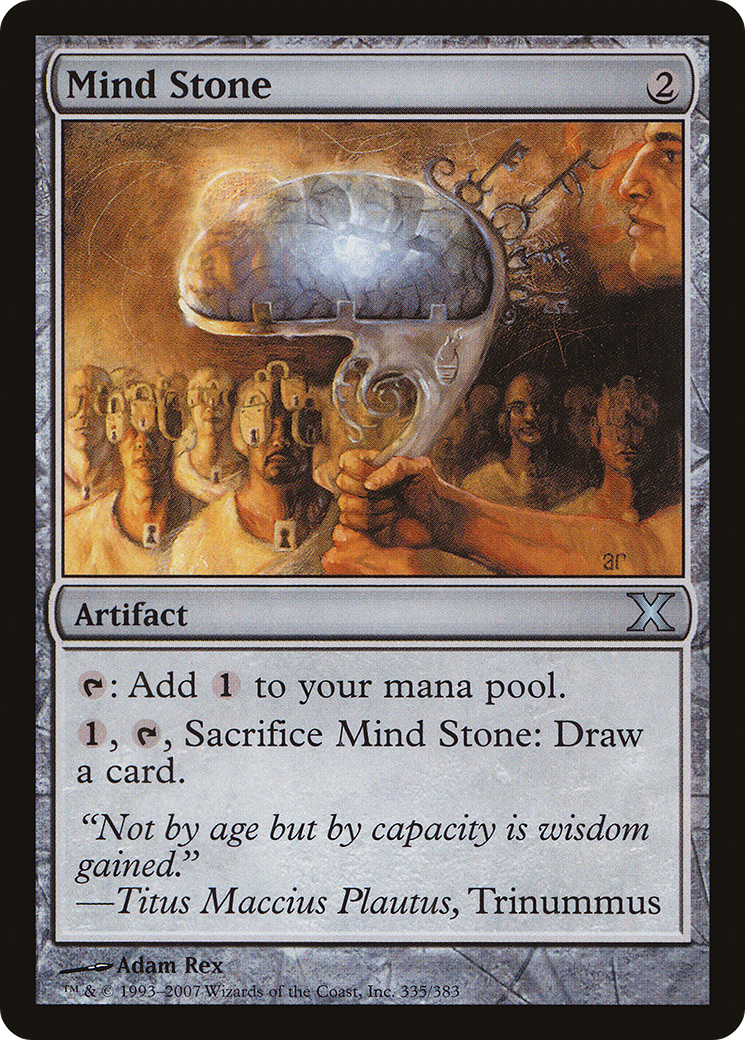 Mind Stone (335) Foil - Tenth Edition