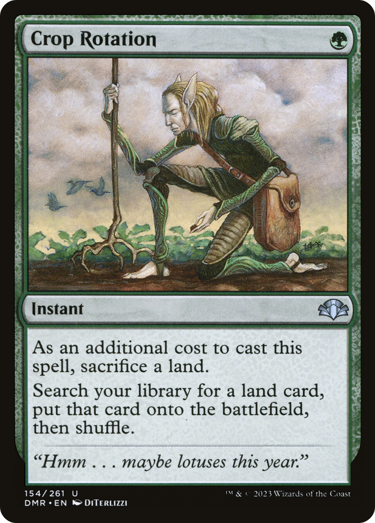 Crop Rotation (154) Foil - Dominaria Remastered