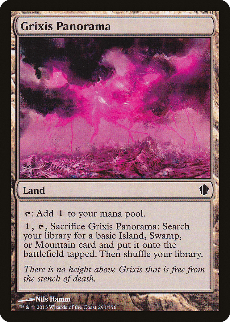 Grixis Panorama (293) - Commander 2013