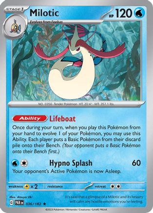 Milotic (36) Reverse Holofoil - Paradox Rift