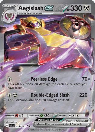 Aegislash ex (135) Holofoil - Paradox Rift