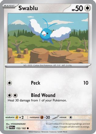 Swablu (152) Reverse Holofoil - Paradox Rift