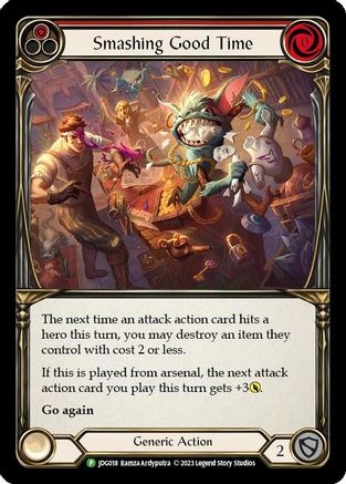 Smashing Good Time (Red) (JDG018) Cold Foil - FaB Promos