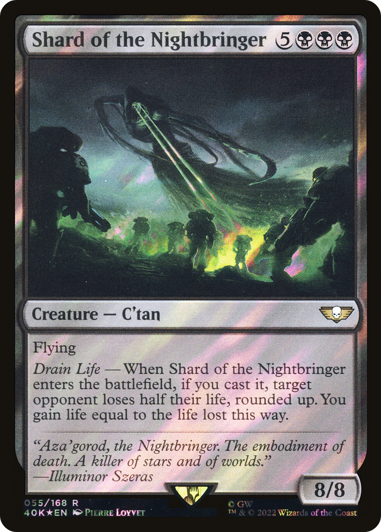 Shard of the Nightbringer (055) Surge Foil - Warhammer 40,000 Commander