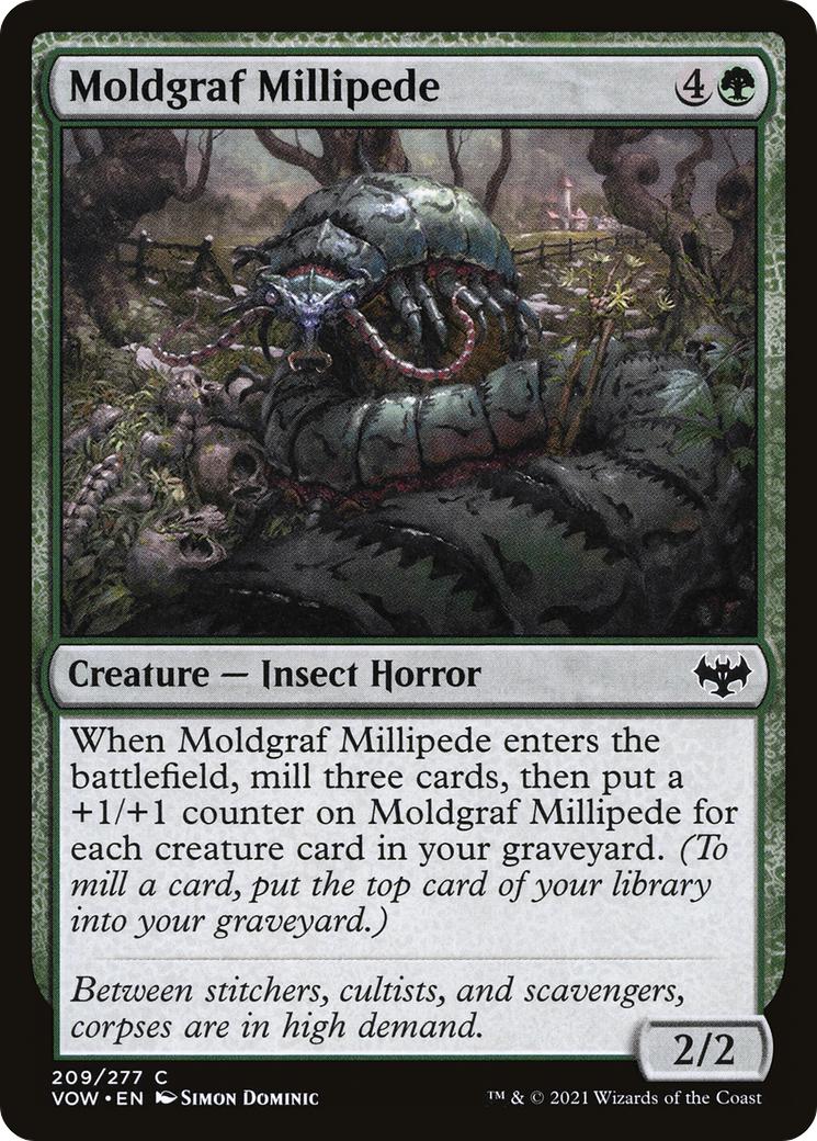 Moldgraf Millipede (209) - Innistrad: Crimson Vow