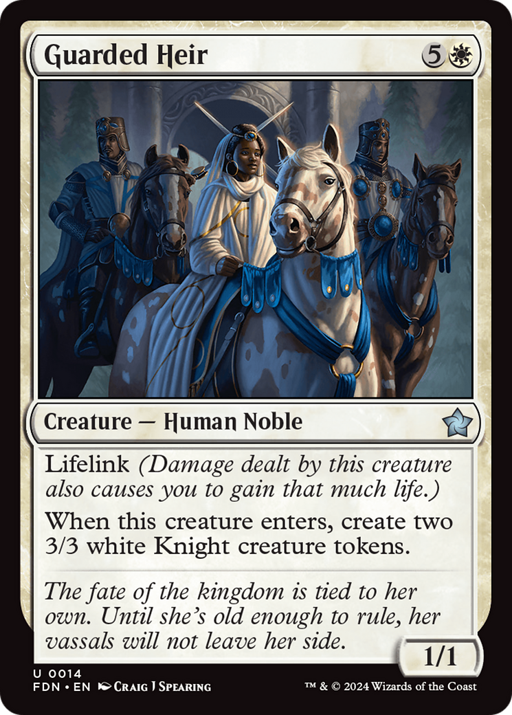 Guarded Heir (014) Foil - Foundations