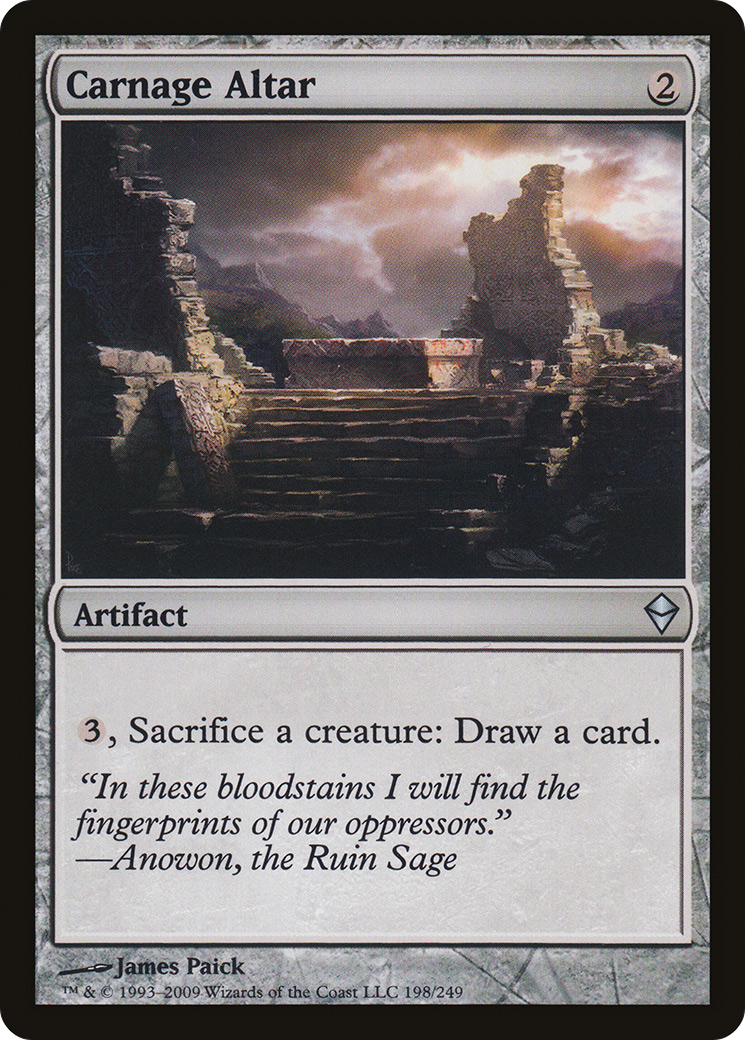 Carnage Altar (198) - Zendikar