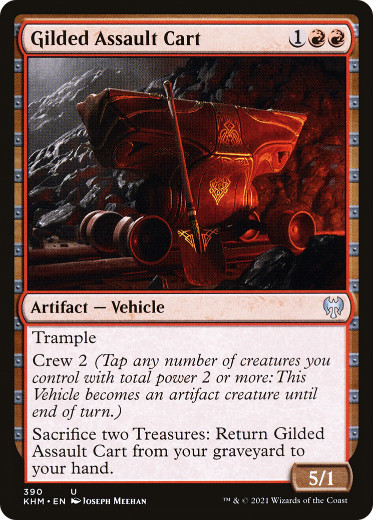 Gilded Assault Cart (390) - Kaldheim
