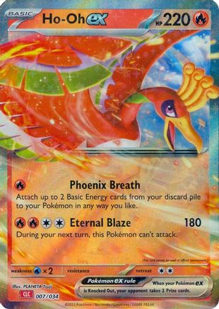 Ho-oh ex (7) Holofoil - Trading Card Game Classic