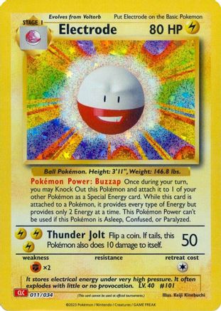 Electrode (11) Holofoil - Trading Card Game Classic