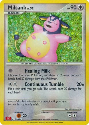 Miltank (17) Holofoil - Trading Card Game Classic