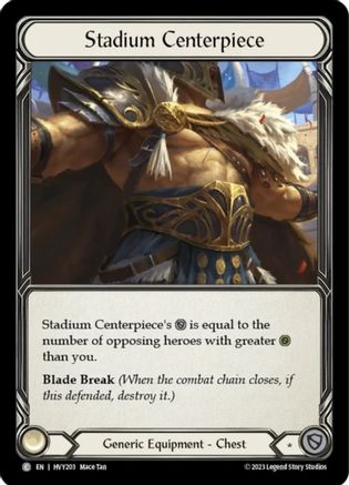 Stadium Centerpiece (HVY203) Cold Foil - Heavy Hitters