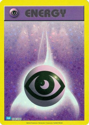 Basic Psychic Energy (34) - Trading Card Game Classic