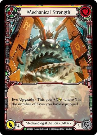 Mechanical Strength (Yellow) (LGS225) Rainbow Foil - FaB Promos