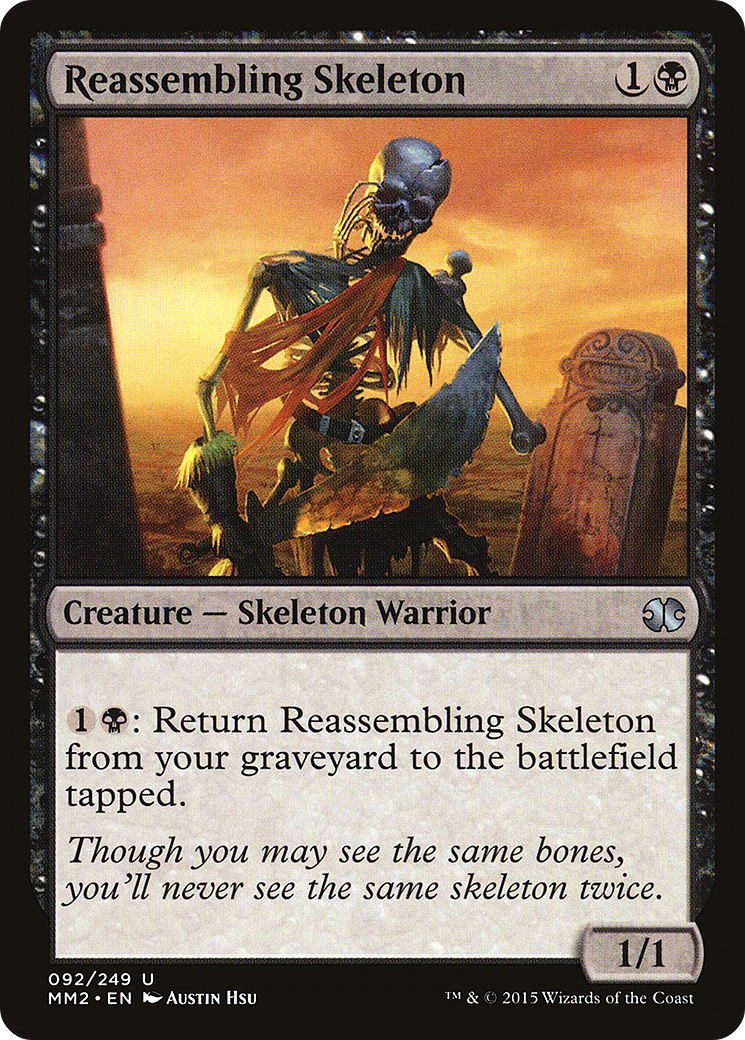 Reassembling Skeleton (092) Foil - Modern Masters 2015