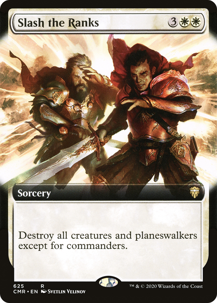 Slash the Ranks (Extended Art) (625) Foil - Commander Legends
