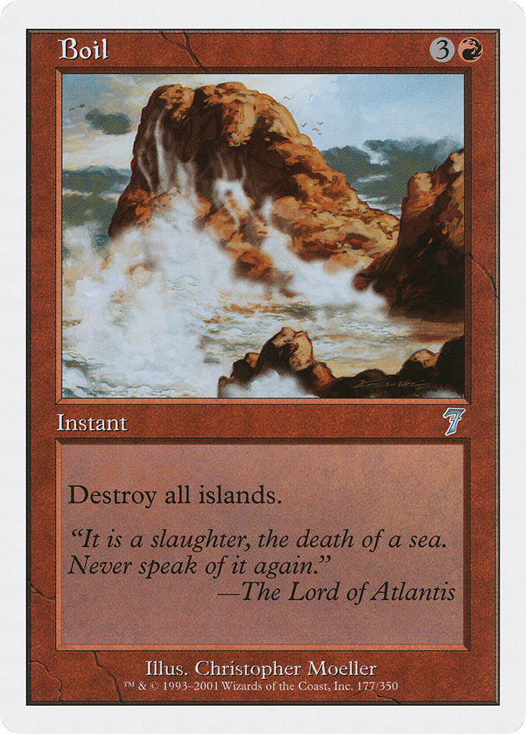 Boil (177) Foil - Seventh Edition